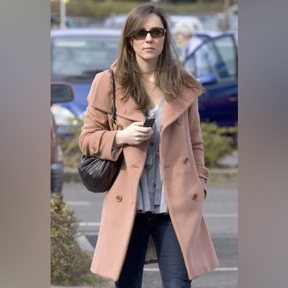 ASO Kate Middleton. Joseph London wool/cashmere coat in brown Size 4 - Picture 7 of 13